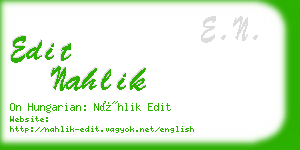 edit nahlik business card